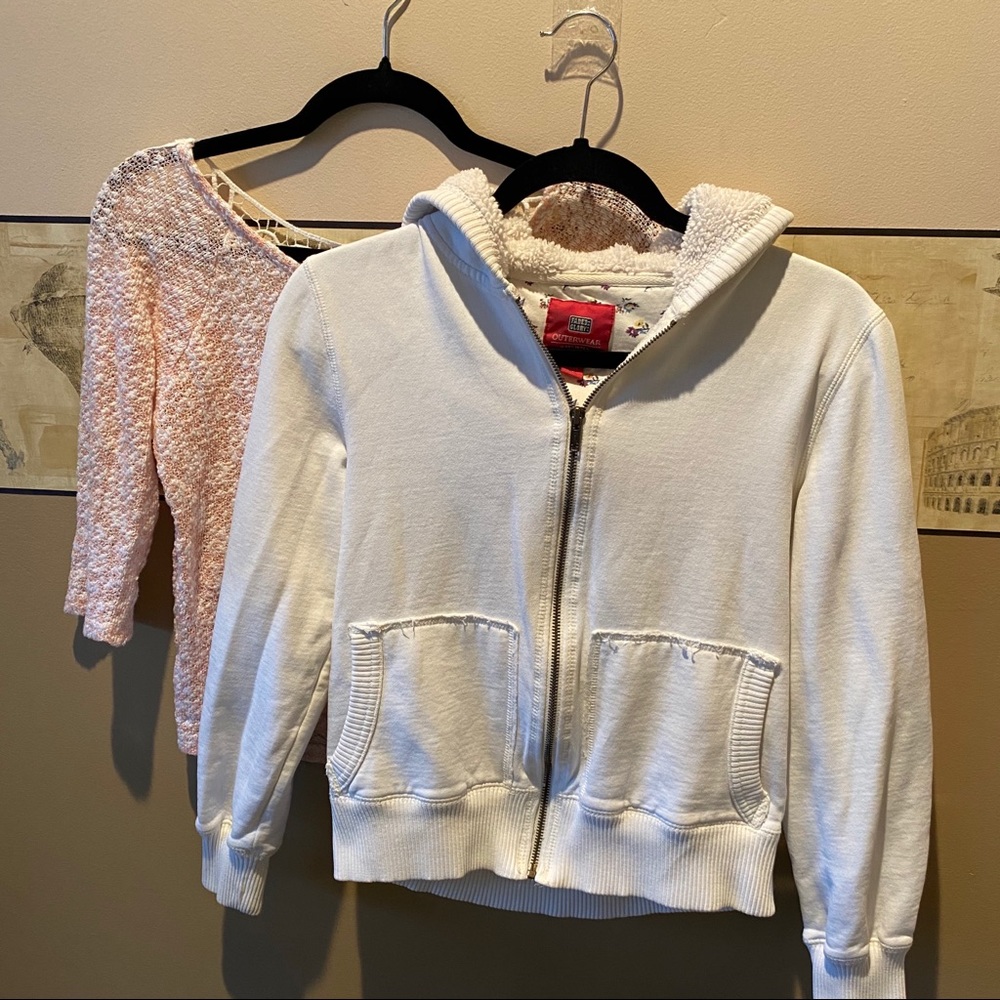 2 FOR 1 DEAL! Faded Glory Jacket and pink top!